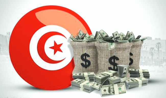 ديون تونس العمومية تقفز إلى 112 مليار دينار .. ونصيب كل تونسي يصل إلى 9 الاف و300  دينار....